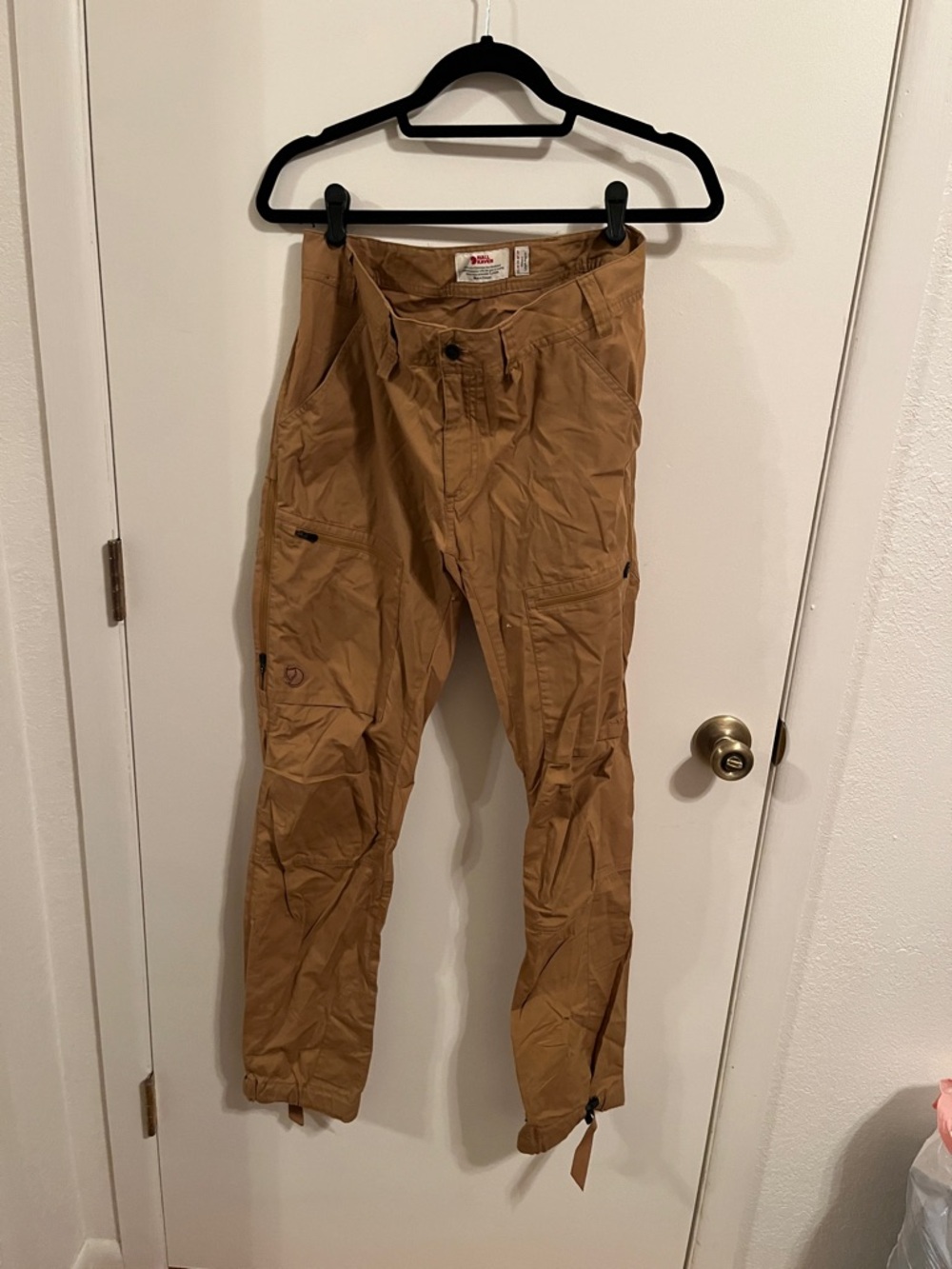 Fjallraven Women's Tan Canvas Pants